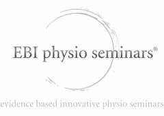 EBI physio seminars evidence based innovative physio seminars