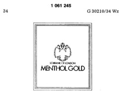 MENTHOL GOLD SOBRANIE OF LONDON