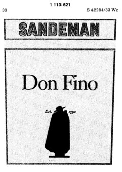 SANDEMAN Don Fino