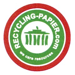 RECYCLING-PAPIER.com we care resources