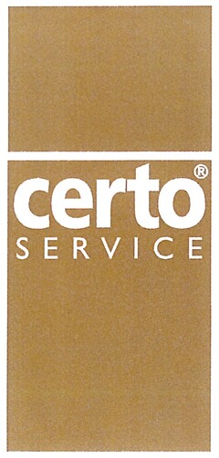 certo SERVICE