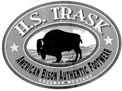 H.S. TRASK AMERICAN BISON AUTHENTIC FOOTWEAR BOZEMAN MONTANA