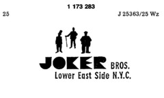 JOKER BROS. Lower East Side N.Y.C.