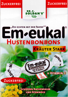 Em-eukal HUSTENBONBONS KRÄUTER STARK