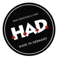 HAD-ORIGINALS.COM H.A.D. MADE IN GERMANY