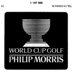 WORLD CUP GOLF PHILIP MORRIS