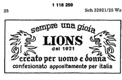 LIONS sempre una gioia