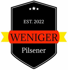 EST. 2022 WENIGER Pilsener