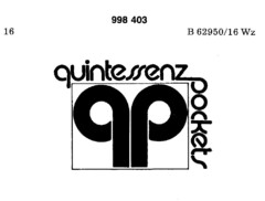 qp quintessenz pockets