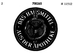 DAS HAUSMITTEL   WH   AUS DER APOTHEKE