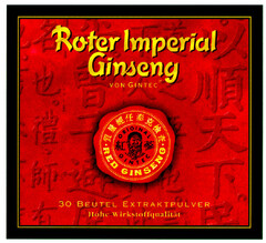 Roter Imperial Ginseng VON GINTEC