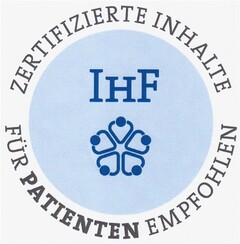 ZERTIFIZIERTE INHALTE FÜR PATIENTEN EMPFOHLEN