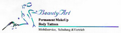 Beauty Art Permanent MakeUp Body Tattoos