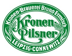 Kronen-Brauerei Bruno Ermisch Kronen- Pilsner LEIPZIG-CONNEWITZ