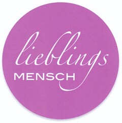 lieblings MENSCH