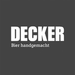 DECKER Bier