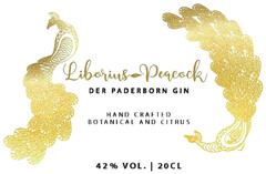 Liborius-Peacock DER PADERBORN GIN HAND CRAFTED BOTANICAL AND CITRUS