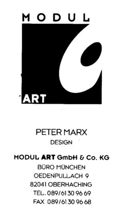 MODUL ART PETER MARX DESIGN