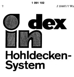 dex in Hohldecken-System