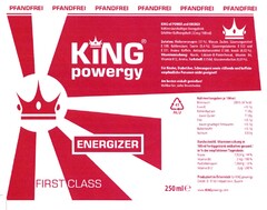 KING powergy ENERGIZER FIRST CLASS