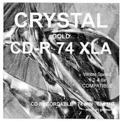 CRYSTAL GOLD CD-R 74 XLA