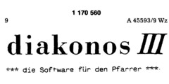 diakonos III *** die Software für den Pfarrer ***