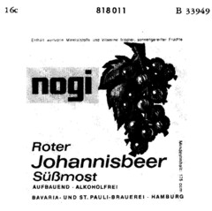 nogi Roter Johannisbeer Süßmost