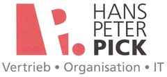 HANS PETER PICK Vertrieb Organisation IT