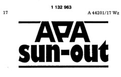 APA sun-out
