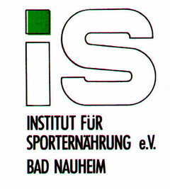 iS INSTITUT FüR SPORTERNÄHRUNG e.V. BAD NAUHEIM