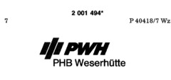 PWH PHB Weserhütte