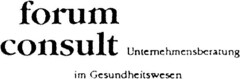 forum consult Unternehmungsberatung im Gesundheitswesen