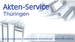 Akten-Service Thüringen Aktenarchivierungen - elektronische Archivierung - Aktenvernichtung