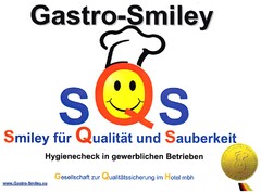 Gastro-Smiley SQS Smiley für Qualität und Sauberkeit