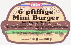 HEIN 6 pfiffige Mini Burger der Happy Snack
