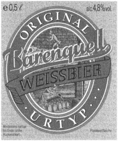 ORIGINAL Bärenquell WEISSBIER  URTYP