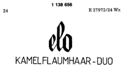 elo KAMELFLAUMHAAR-DUO