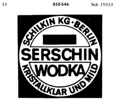 SERSCHIN WODKA KRISTALLKLAR UND MILD