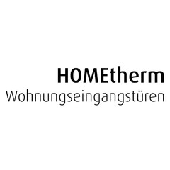 HOMEtherm Wohnungseingangstüren