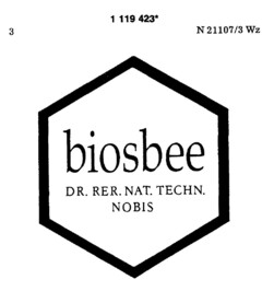 biosbee DR. RER. NAT. TECHN. NOBIS