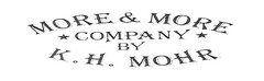 MORE & MORE COMPANY BY K. H. MOHR