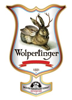 Wolpertinger 1881 NACH DEM REINHEITSGEBOT GEBRAUT DEUTSCHES BIER