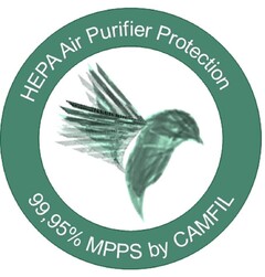 HEPA Air Purifier Protection 99,95% MPPS by CAMFIL