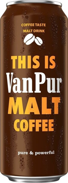 COFFEE TASTE MALT DRINK THIS IS VanPur MALT COFFEE