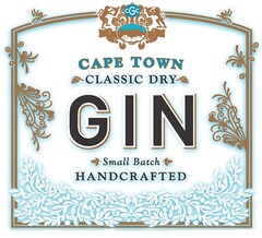 G  CAPE TOWN CLASSIC DRY GIN SMALL BATCH HANDCRAFTED