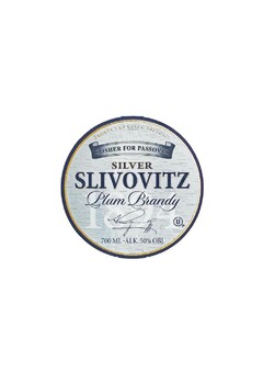 PRODUCT OF CZECH REPUBLIC KOSHER FOR PASSOVER SILVER SLIVOVITZ Plum Brandy