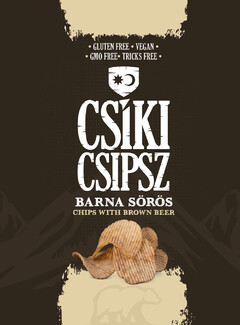 CSÍKI CSIPSZ  BARNA SÖRÖS CHIPS WITH BROWN BEER