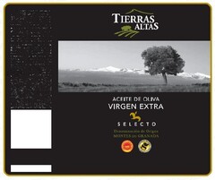 TIERRAS ALTAS Aceite de Oliva Virgen Extra Selecto Denominacion de Origen Montes de Granada