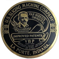 U.S. SLICING MACHINE COMPANY VAN BERKEL’S ORIGINAL VBP