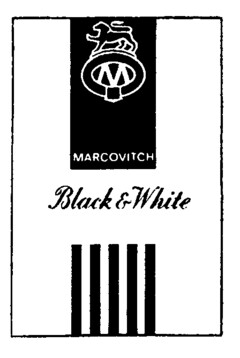 M MARCOVITCH Black & White